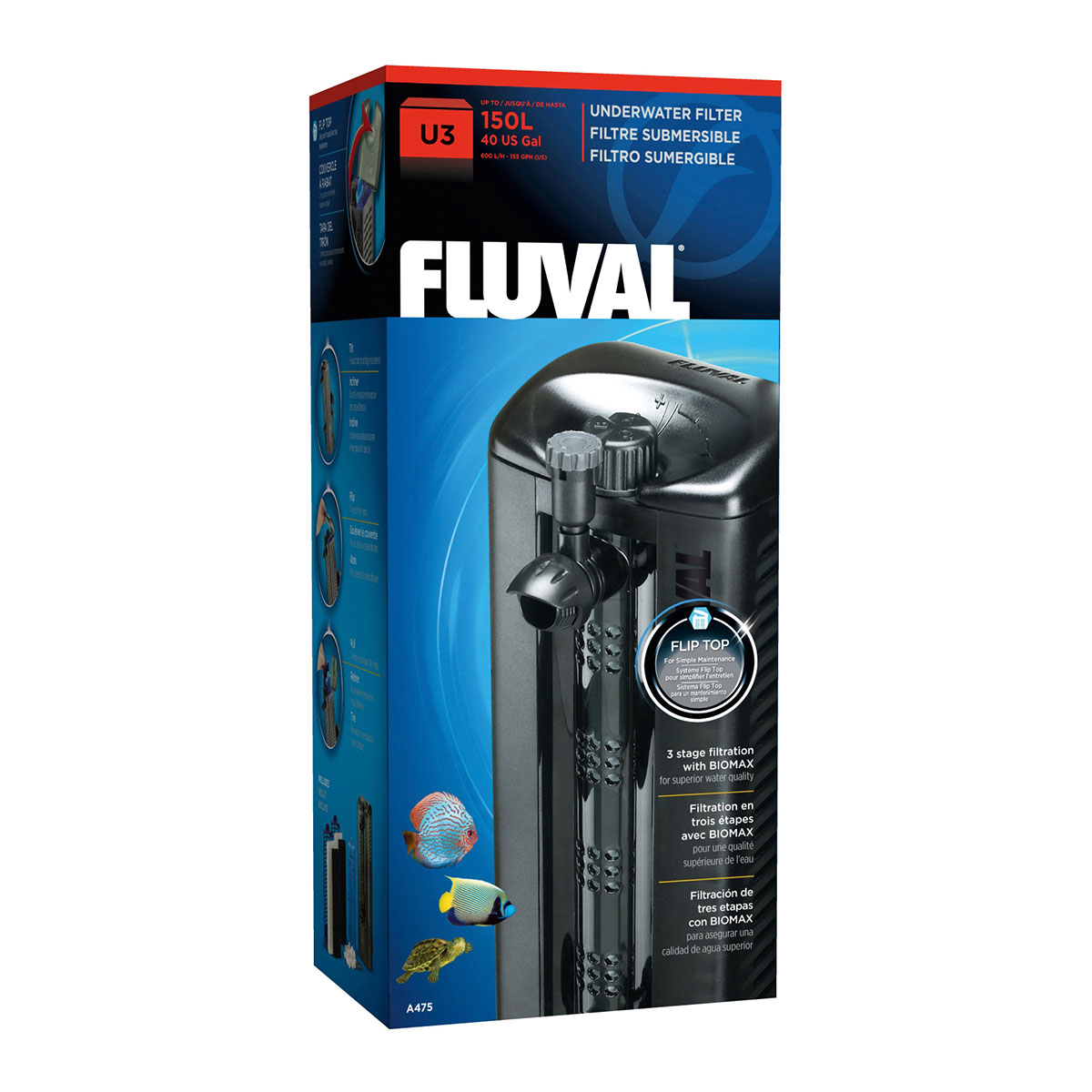 Fluval U3 vnitřní filtr