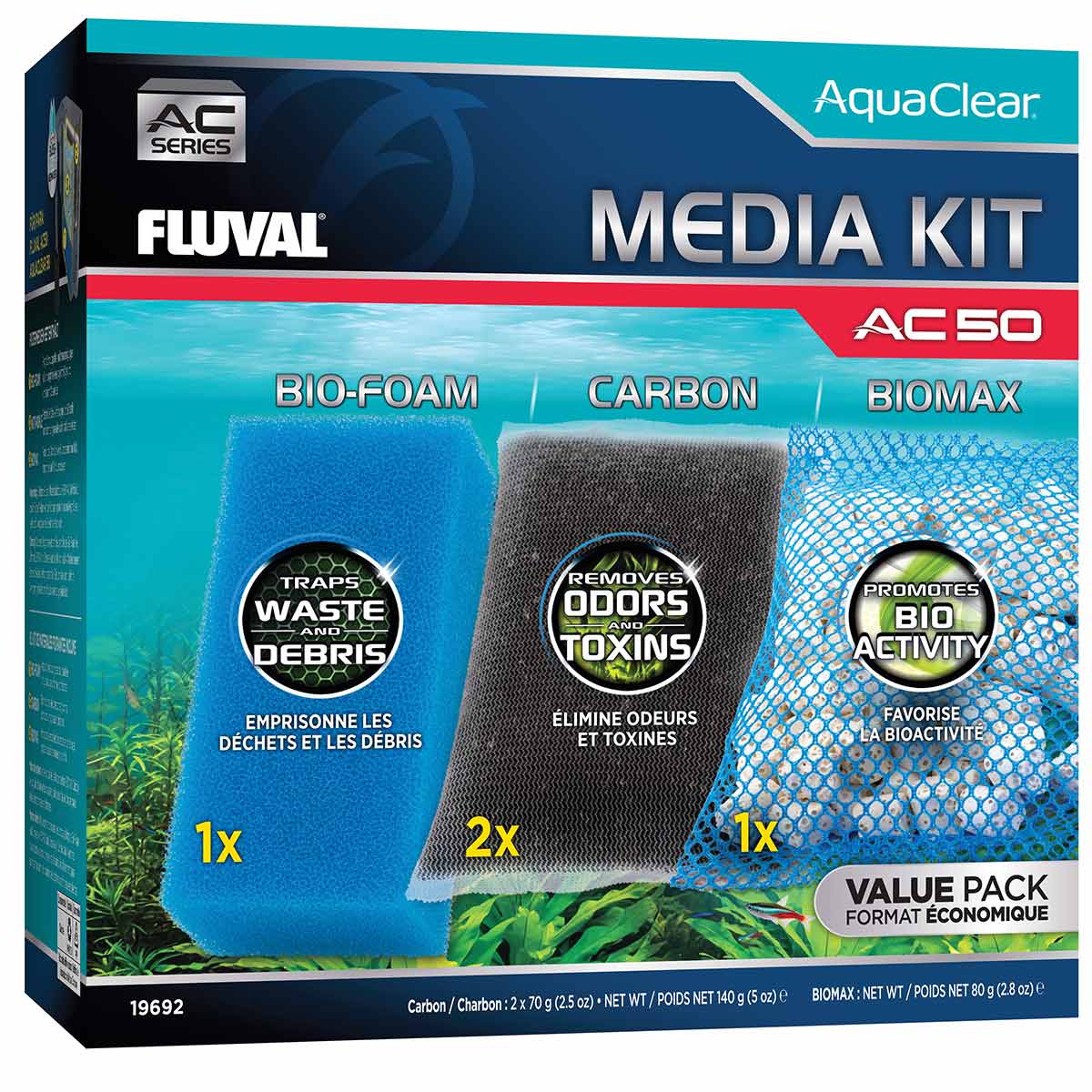 Fluval AquaClear Filtermedien-Set AC50