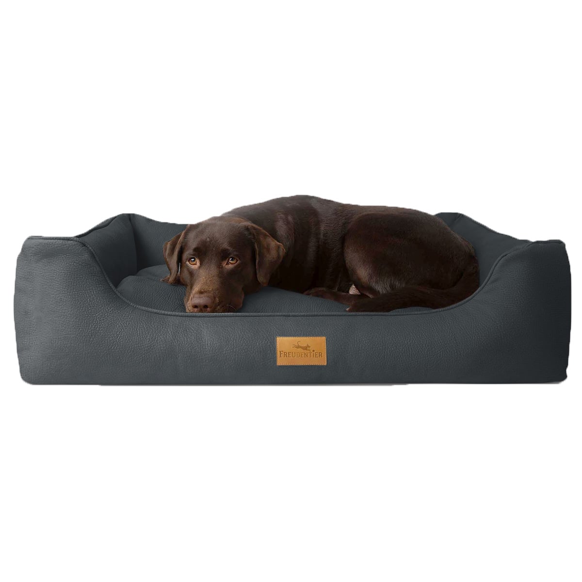 Freudentier orthopädisches Hundebett Faultier L | Rückläufer