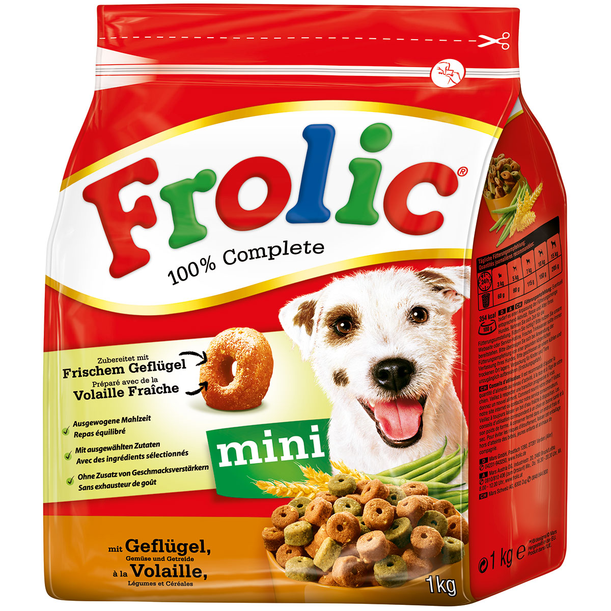 Frolic 100% Complete & Balanced Mini, drůbeží 6× 1 kg