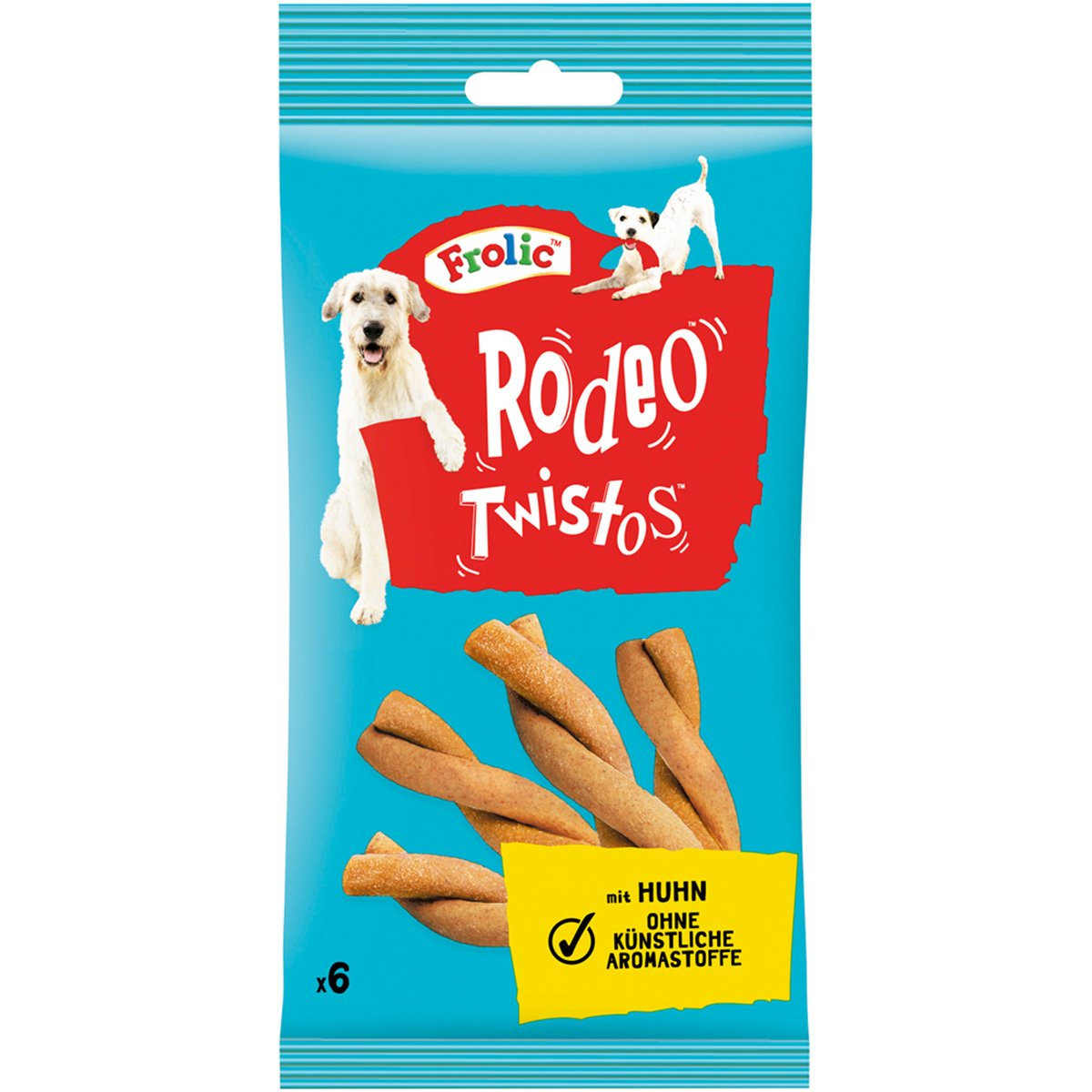 Levně Frolic Rodeo Twistos drůbeží 18 tyčinek (315 g)