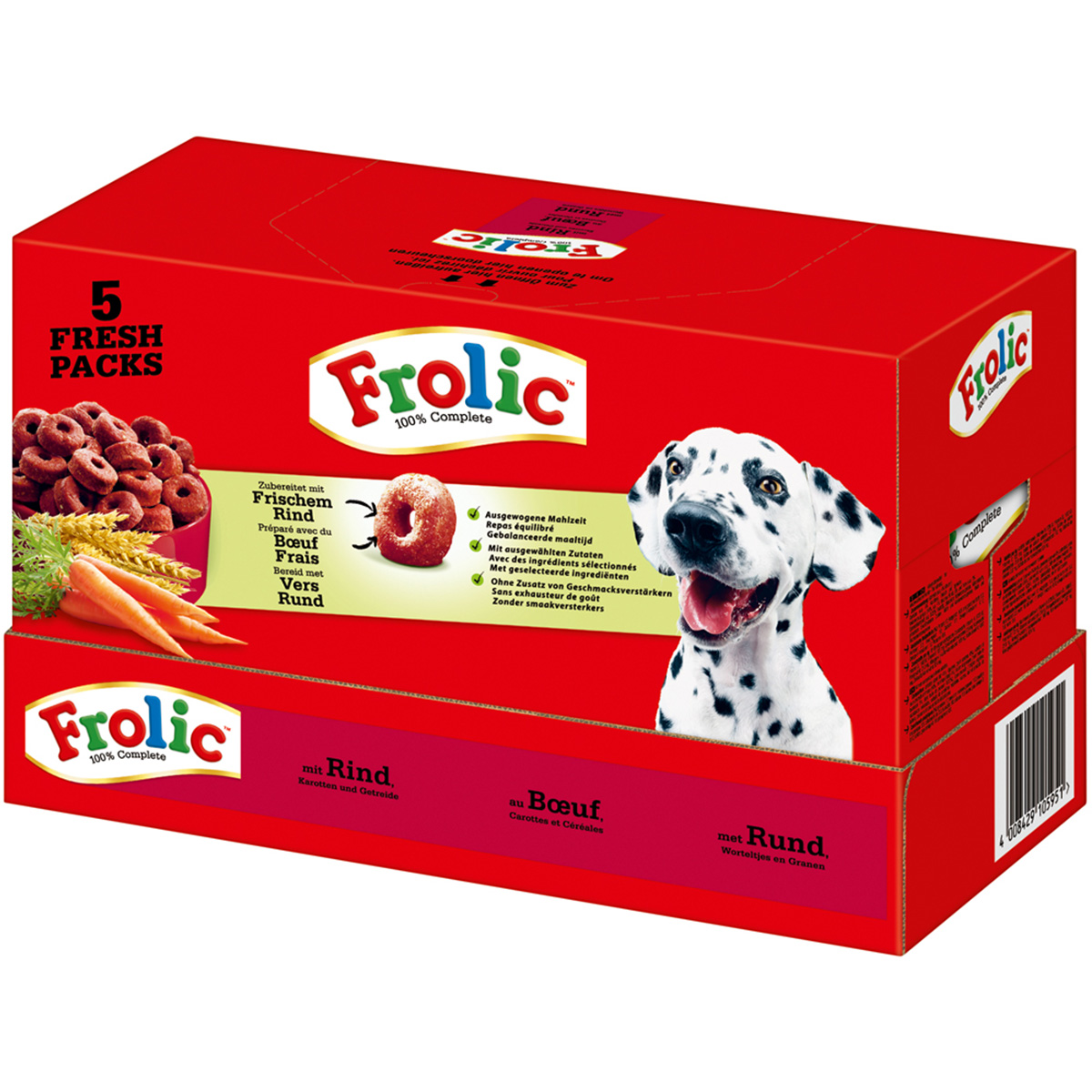 Frolic s hovězím masem, mrkví a obilovinami, 7,5 kg