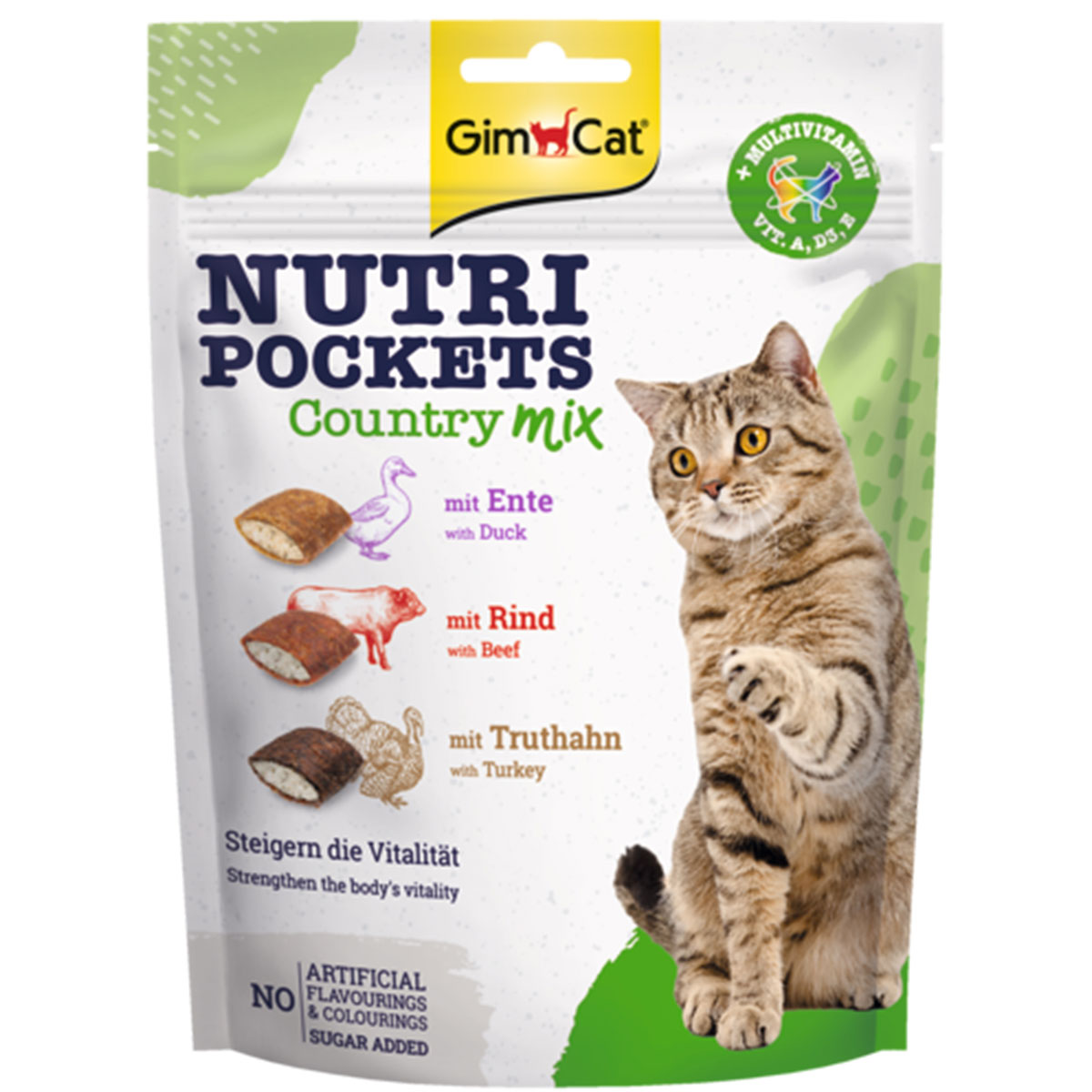 Levně GimCat Nutri Pockets Country-Mix 10 × 150 g