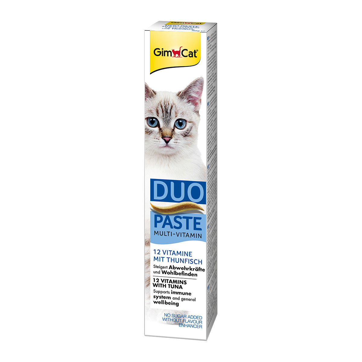 Levně GimCat DUO pasta Multi-Vitamin 12 vitamínů s tuňákem, 50 g