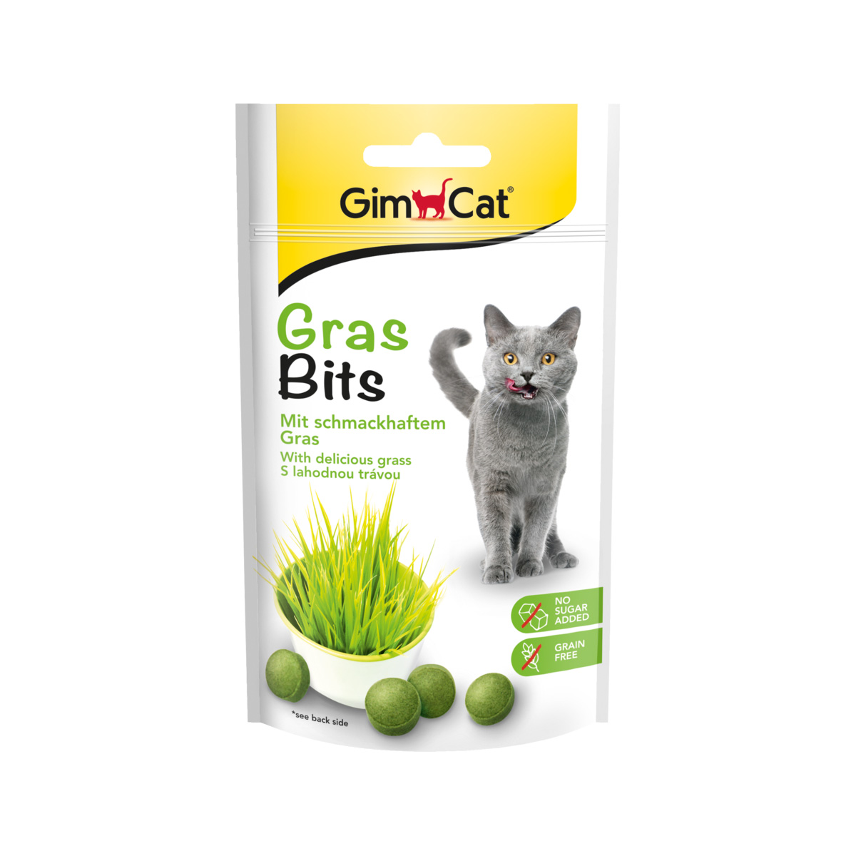 Levně GimCat GrasBits 4 × 40 g