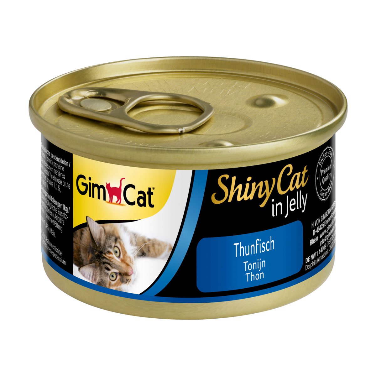 Levně GimCat ShinyCat tuňák v želé 24 × 70 g