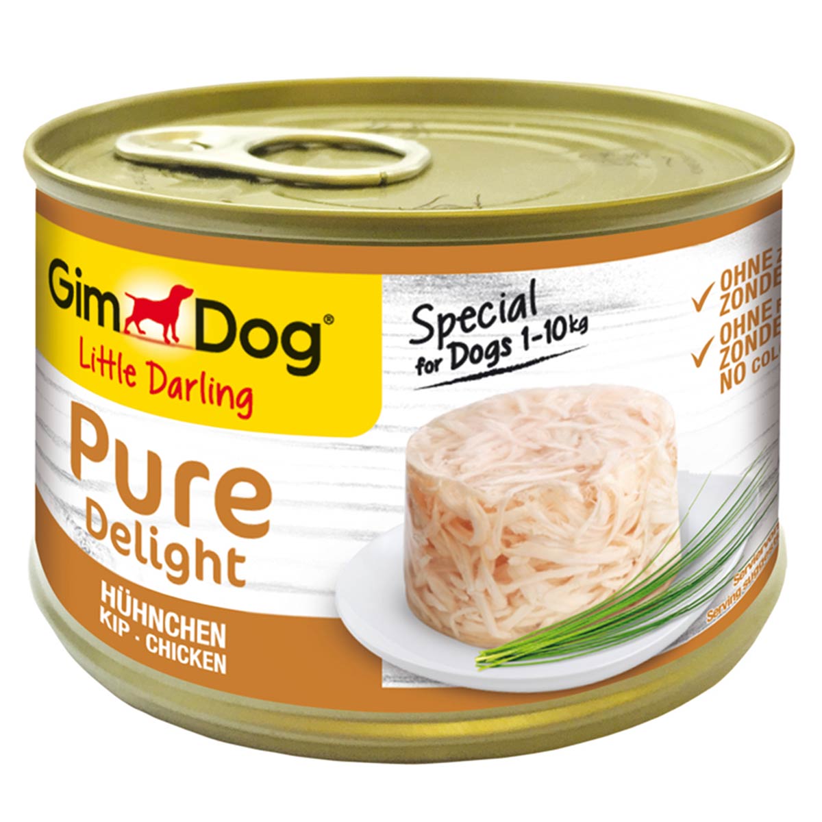 Levně GimDog Little Darling Pure Delight s kuřecím masem 12 × 150 g