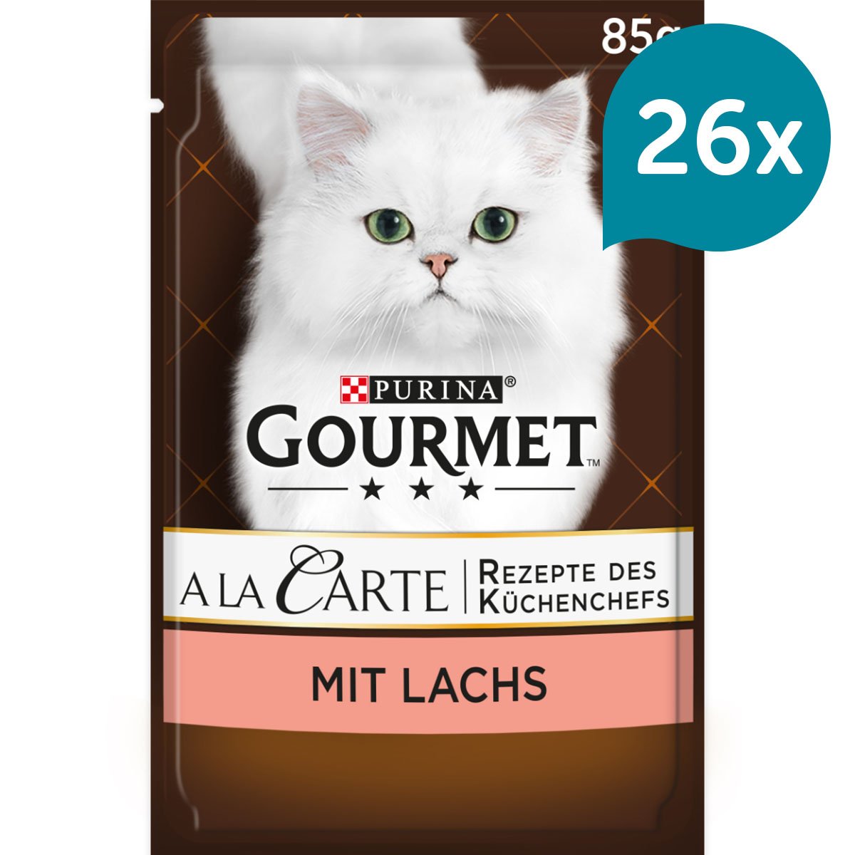 Gourmet A la Carte losos na jemné zahradní zelenině 85 g