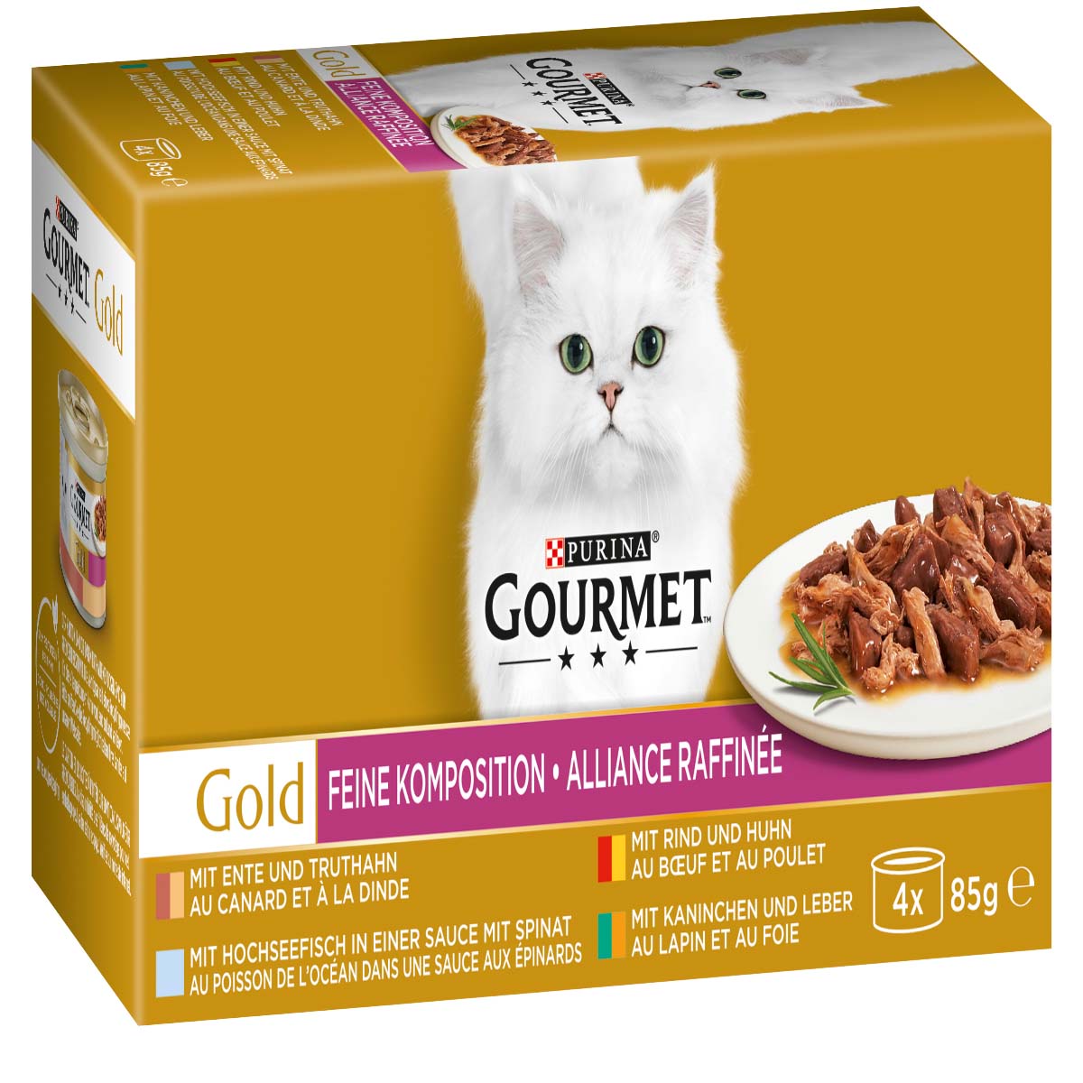 GOURMET Gold Feine Komposition Mixpaket 12x4x85g