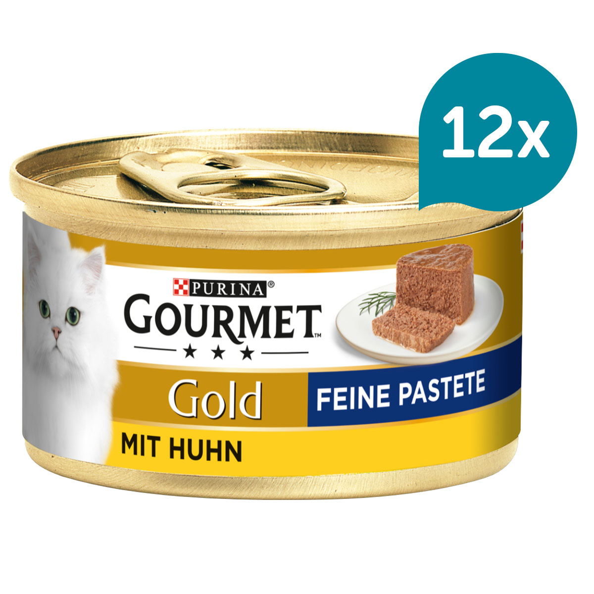 Levně Gourmet Gold jemná kuřecí paštika 12 × 85 g