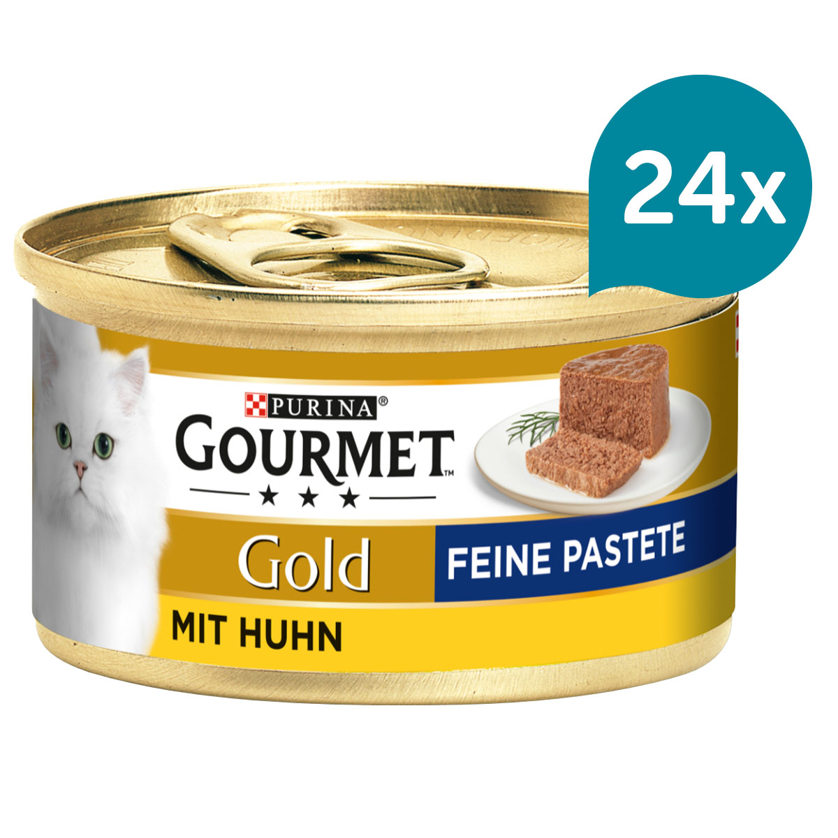 Levně Gourmet Gold jemná kuřecí paštika 24 × 85 g