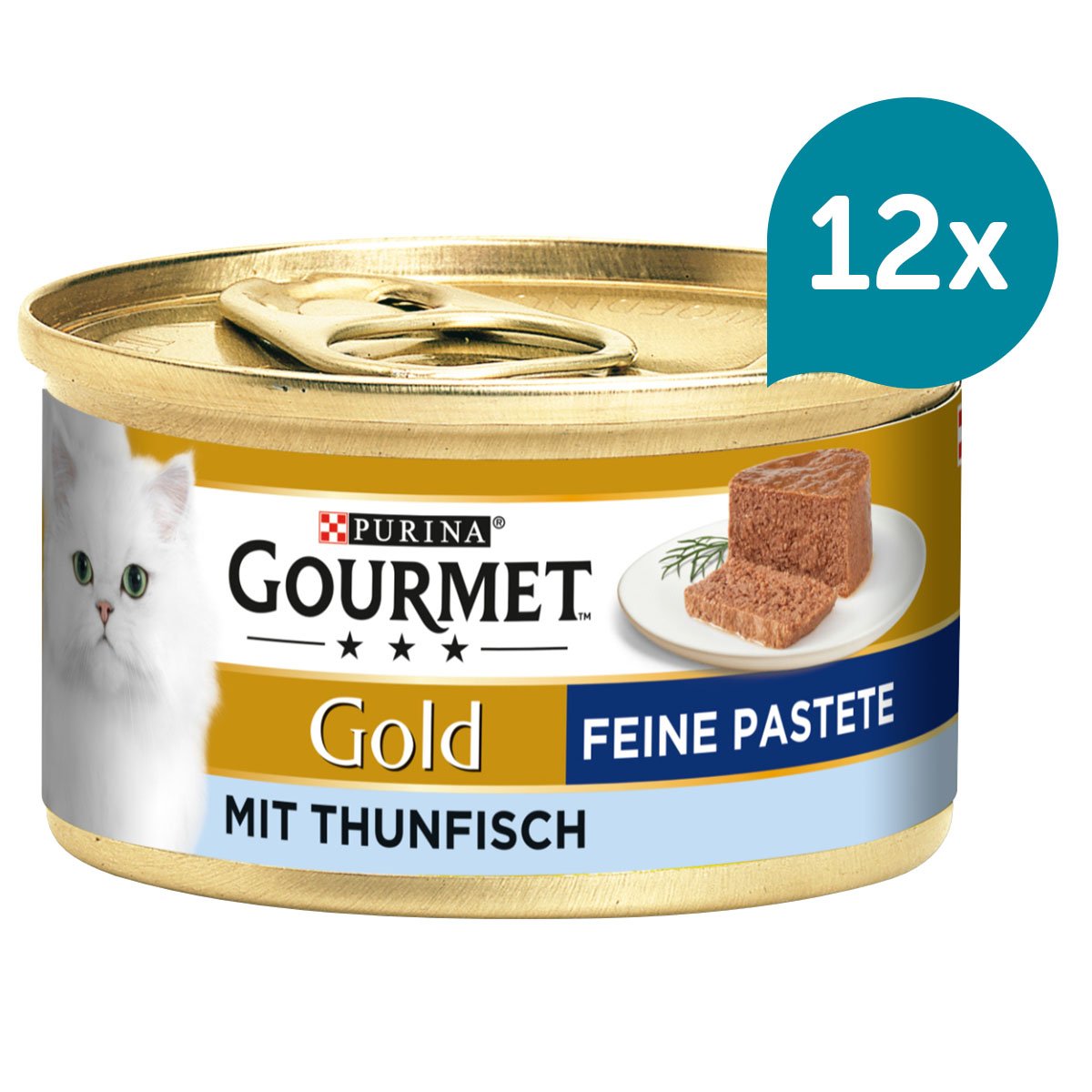 Levně Gourmet Gold jemná paštika s tuňákem 12 × 85 g