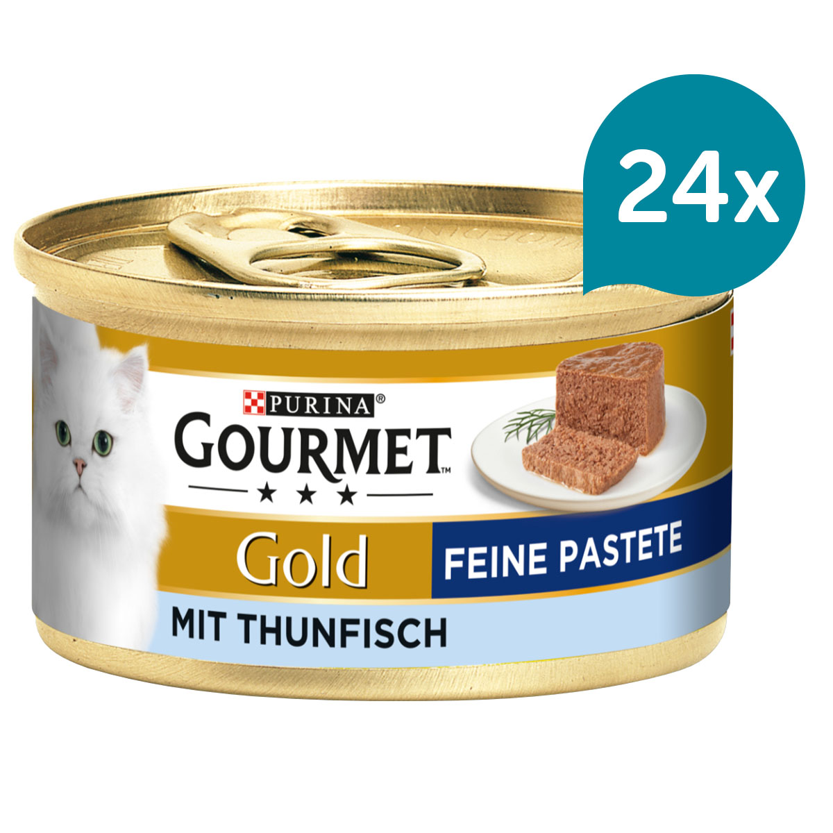 Levně Gourmet Gold jemná paštika s tuňákem 24 × 85 g
