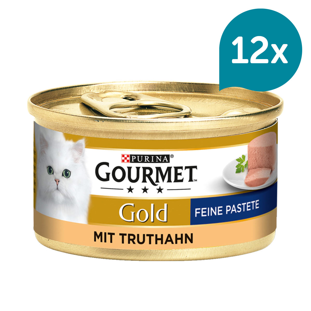 GOURMET Gold Feine Pastete Truthahn 12x85g