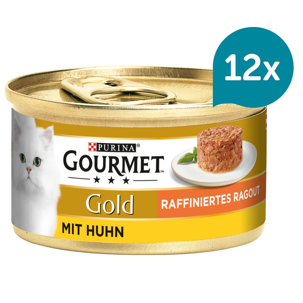 Gourmet Gold Raffiniertes Ragout – kuřecí 12 × 85 g