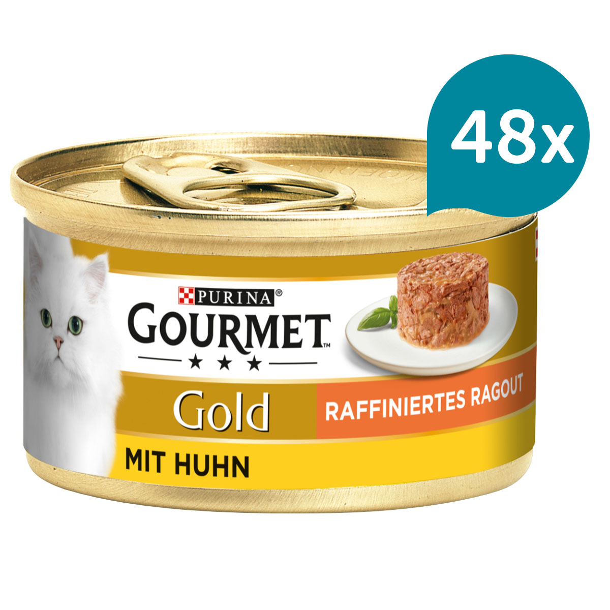 Gourmet Gold Raffiniertes Ragout – kuřecí 48 × 85 g
