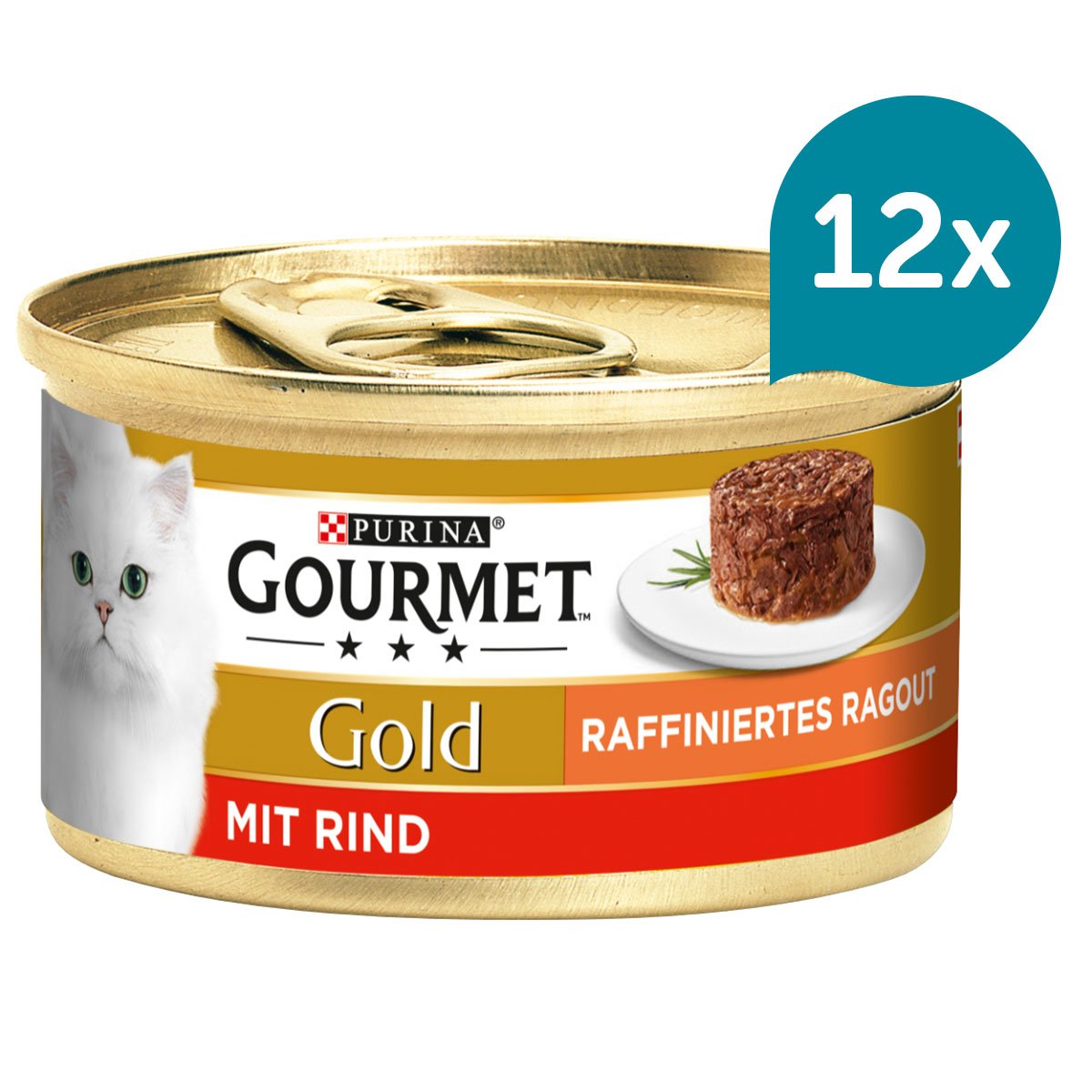 Gourmet Gold Raffiniertes Ragout – hovězí 12 × 85 g