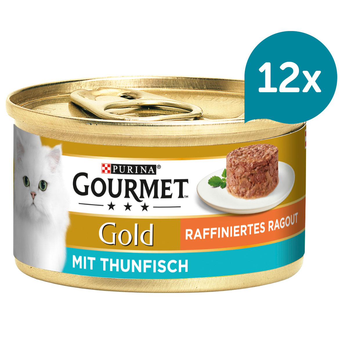 Gourmet Gold Raffiniertes Ragout – tuňák 12 × 85 g