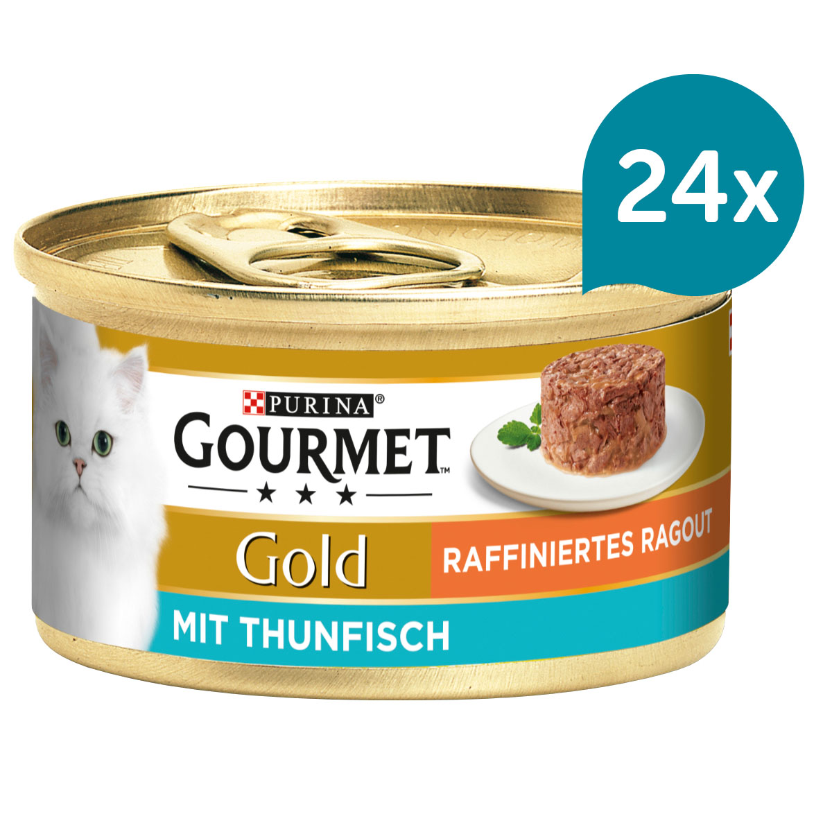 Levně Gourmet Gold Raffiniertes Ragout – tuňák 24 × 85 g