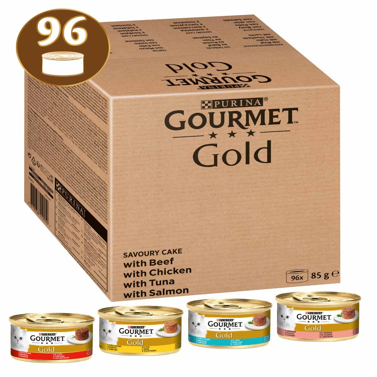 GOURMET Gold Raffiniertes Ragout Mixpaket 96x85g