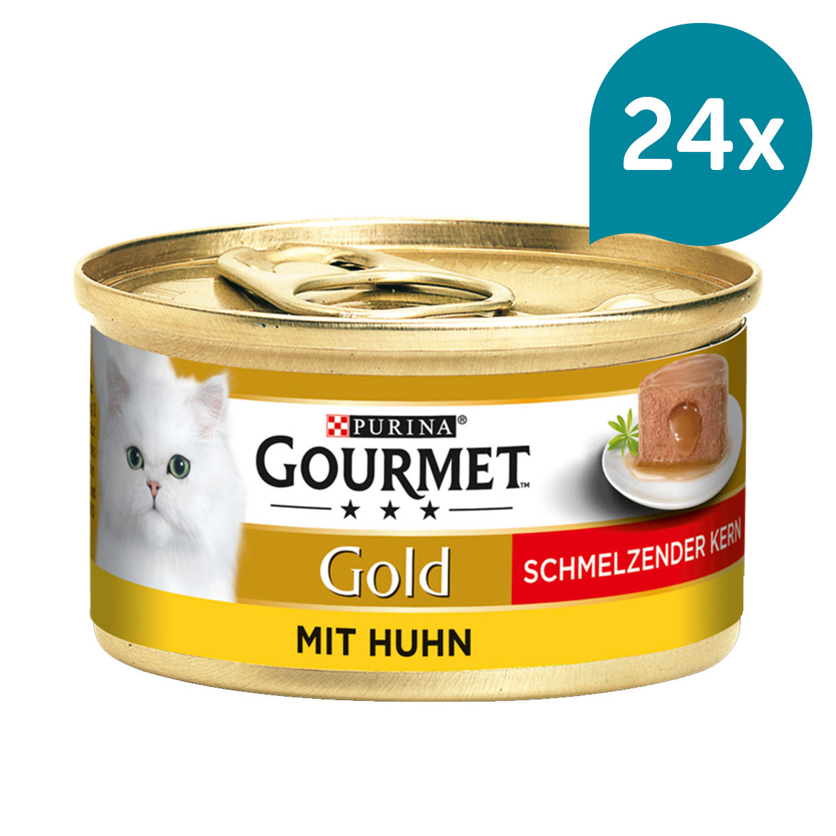 GOURMET Gold Schmelzender Kern Huhn 24x85g