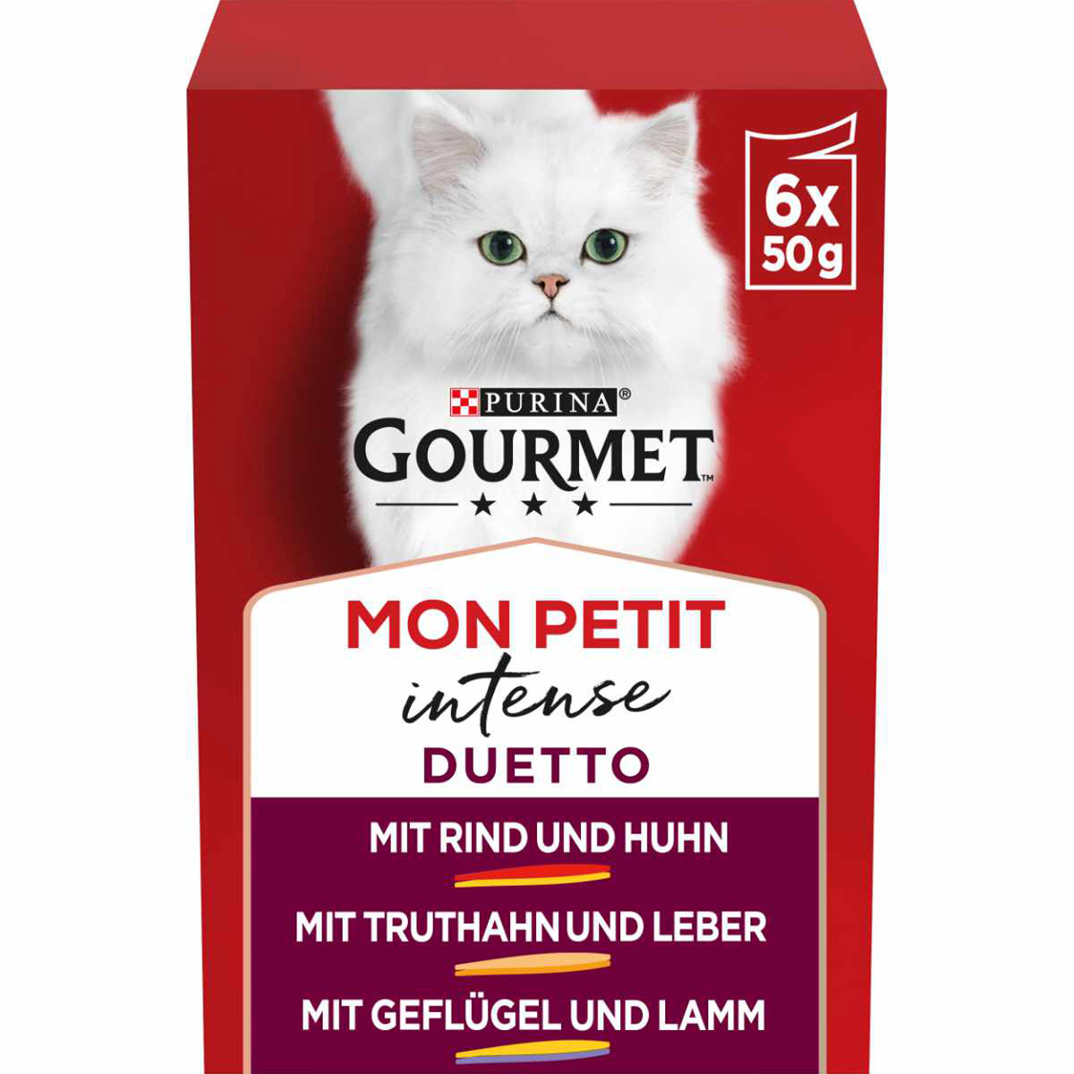 GOURMET Mon Petit Duetto Sorten-Mix mit Geflügel 6x50g
