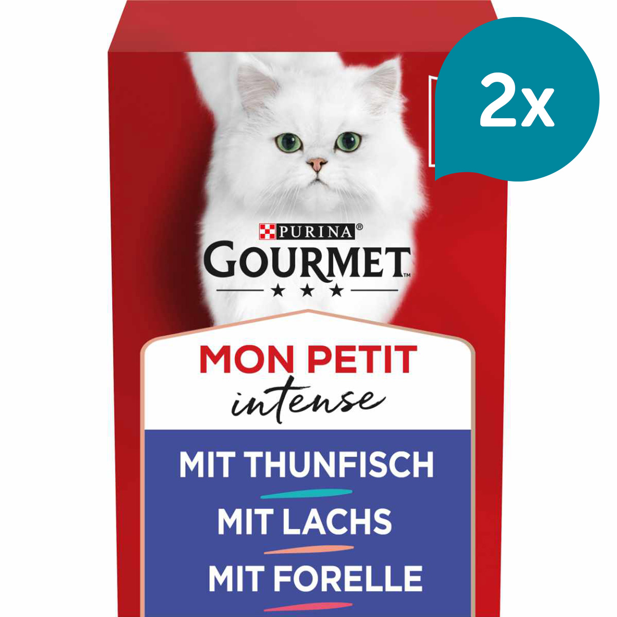 GOURMET Mon Petit Intense Fisch-Variationen 12x50g