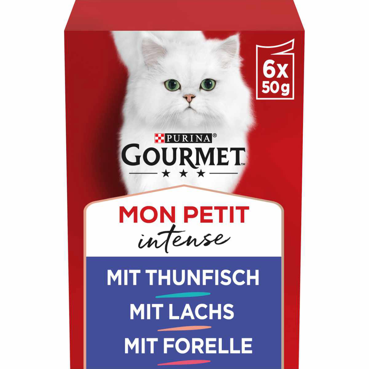 Levně Gourmet Mon Petit rybí variace 6 × 50 g