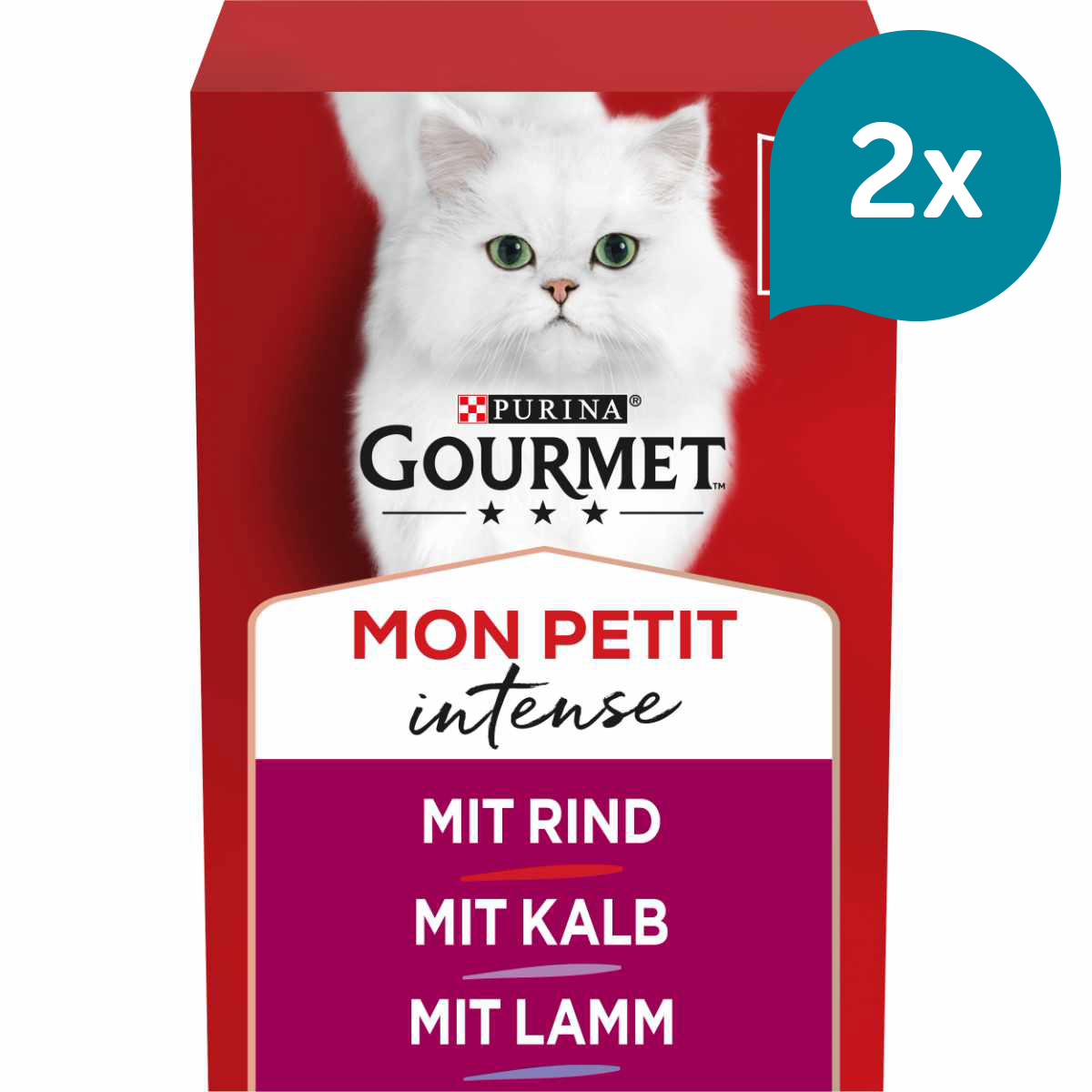 GOURMET Mon Petit Intense Fleisch-Variationen 12x50g