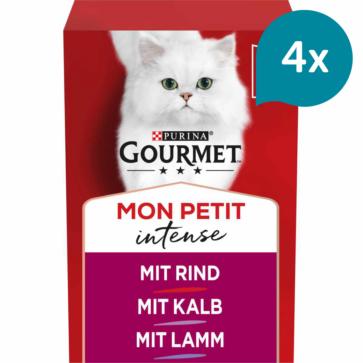 GOURMET Mon Petit Intense Fleisch-Variationen 24x50g