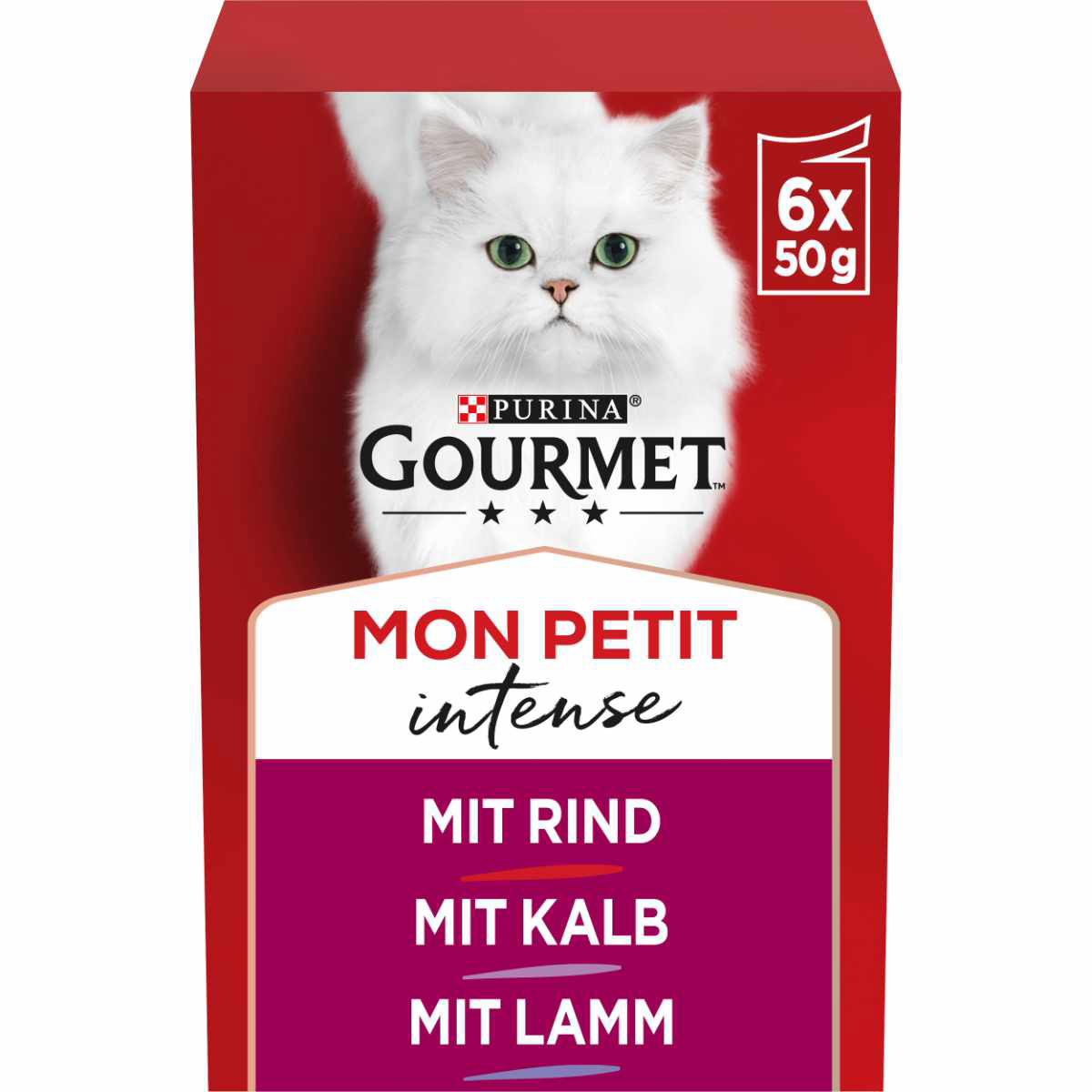 Gourmet Mon Petit masové variace 6 × 50 g