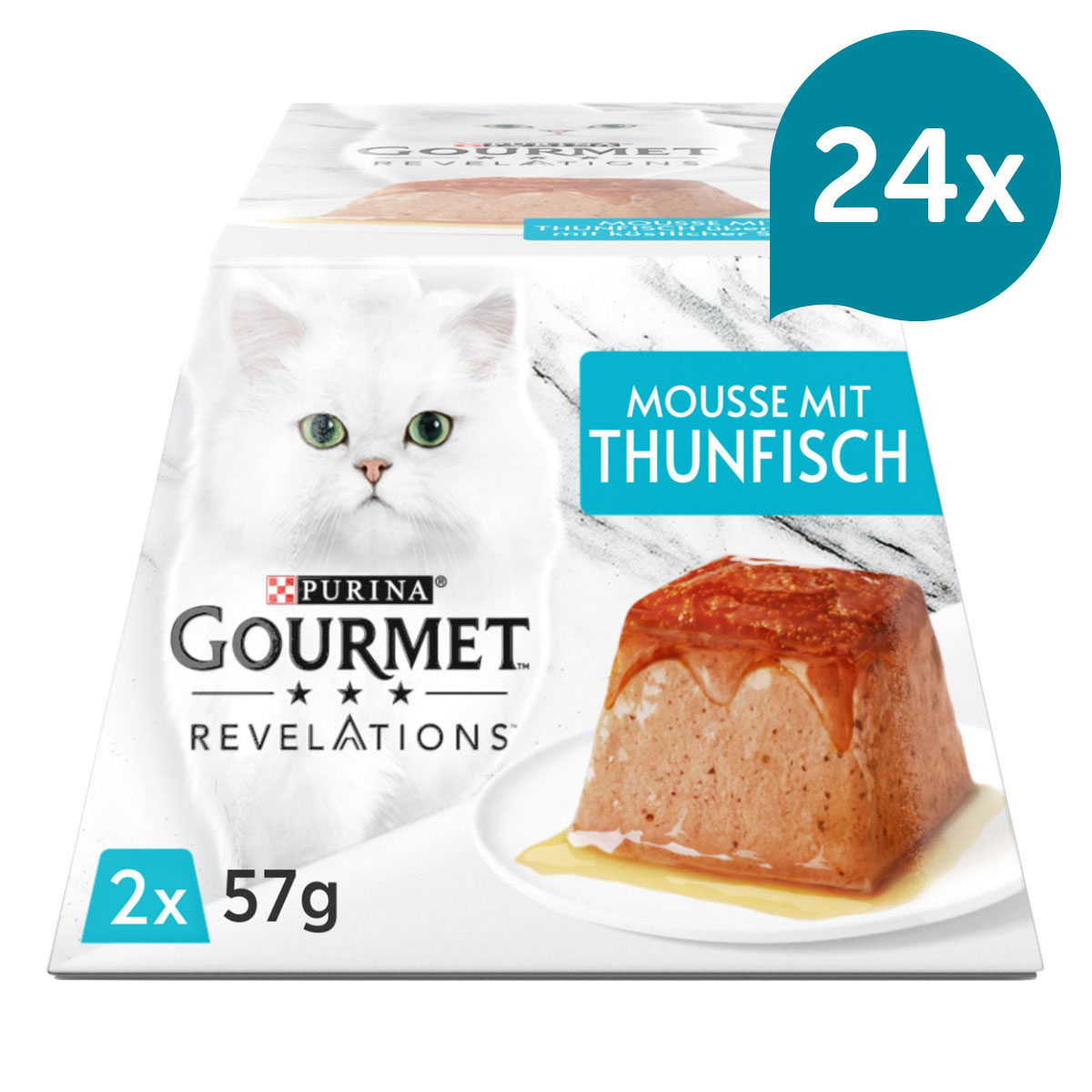 Levně GOURMET Revelations pěna v omáčce s tuňákem 24× 2× 57 g