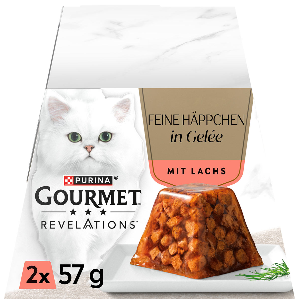 GOURMET Revelations Feine Häppchen in Gelée mit Lachs