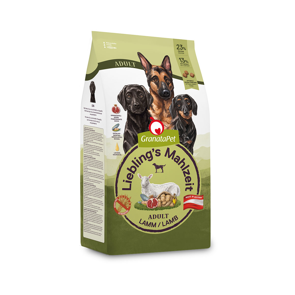 GranataPet Liebling's Mahlzeit Adult s jehněčím masem 10 kg