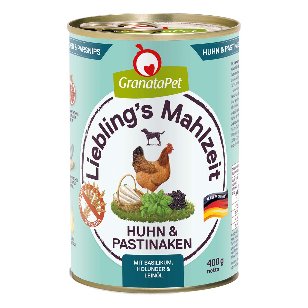 Levně GranataPet Liebling's Mahlzeit s kuřecím masem a pastinákem 12 × 400 g