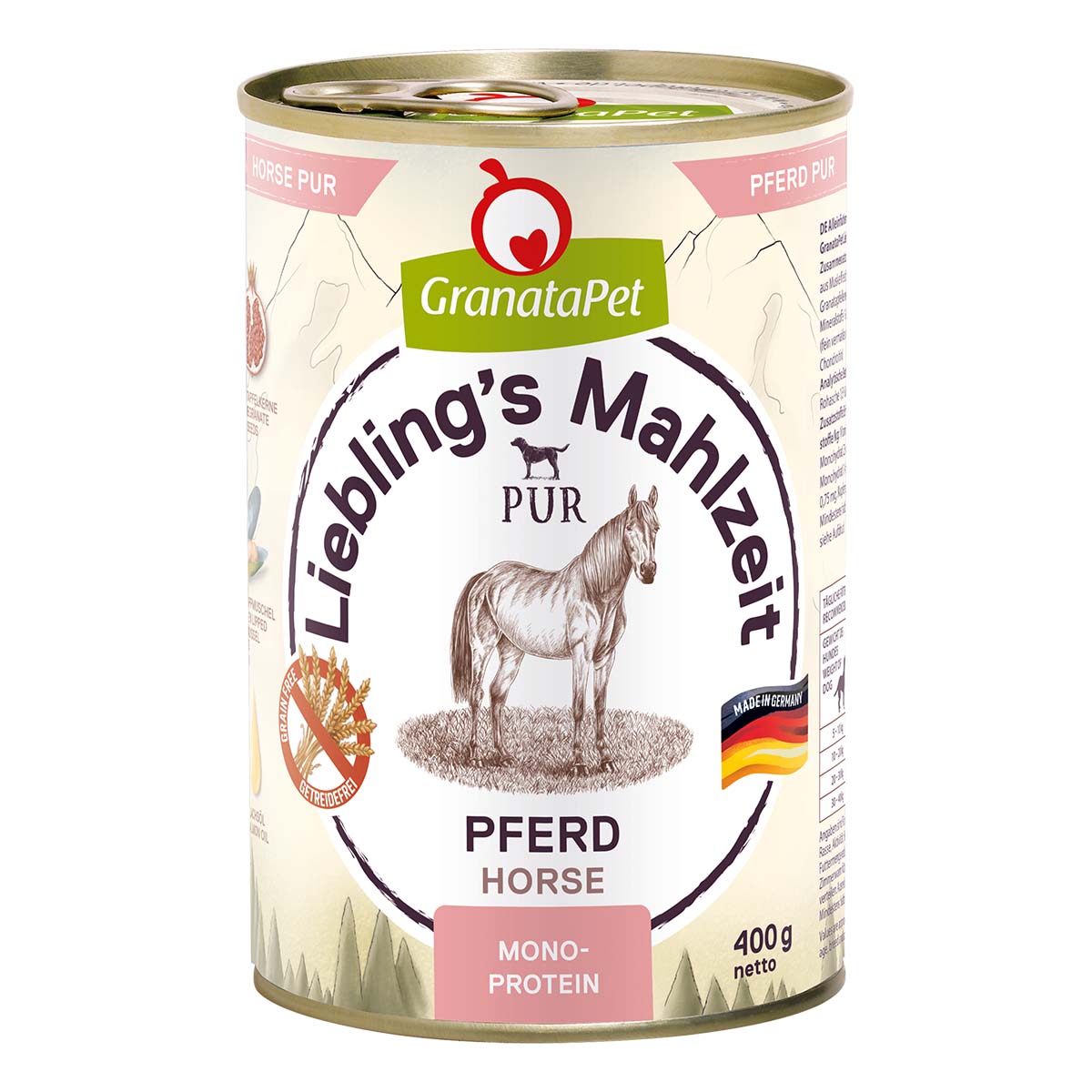 GranataPet Liebling's Mahlzeit ČISTÁ konina 6× 400 g