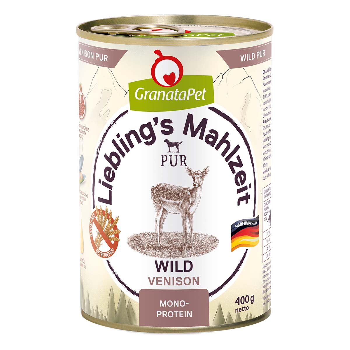 GranataPet Liebling’s Mahlzeit čistá zvěřina, 400 g 6× 400 g