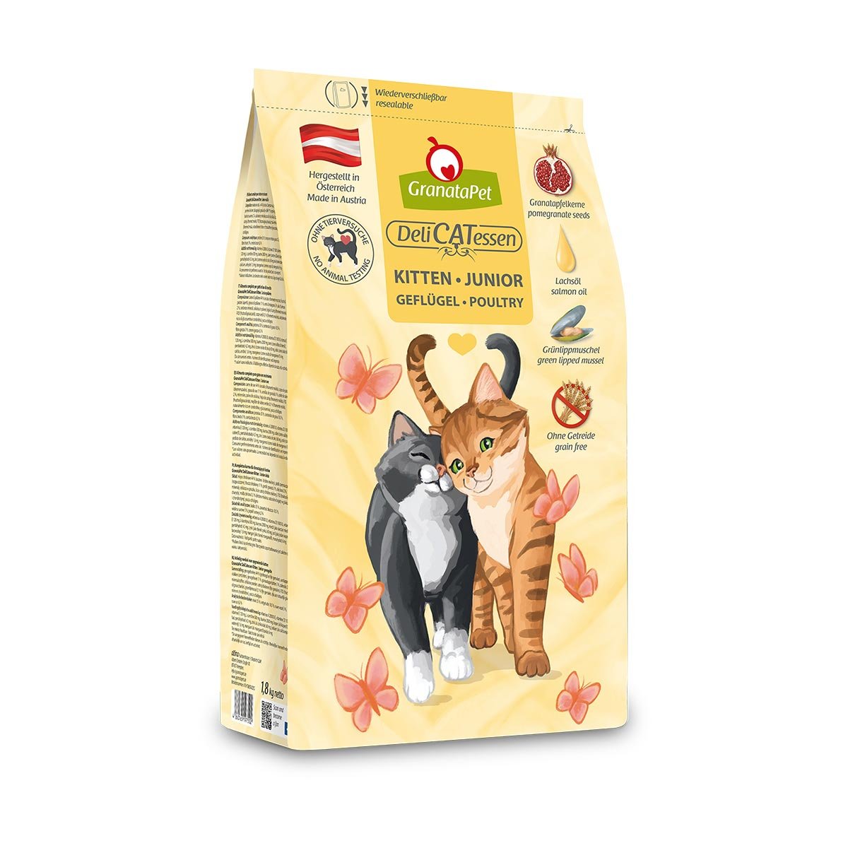 Levně GranataPet DeliCatessen granule pro koťata, drůbeží, 1,8 kg