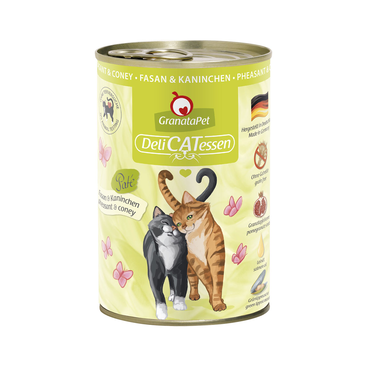 Levně GranataPet pro kočky – Delicatessen konzerva bažant a králík 6× 400 g