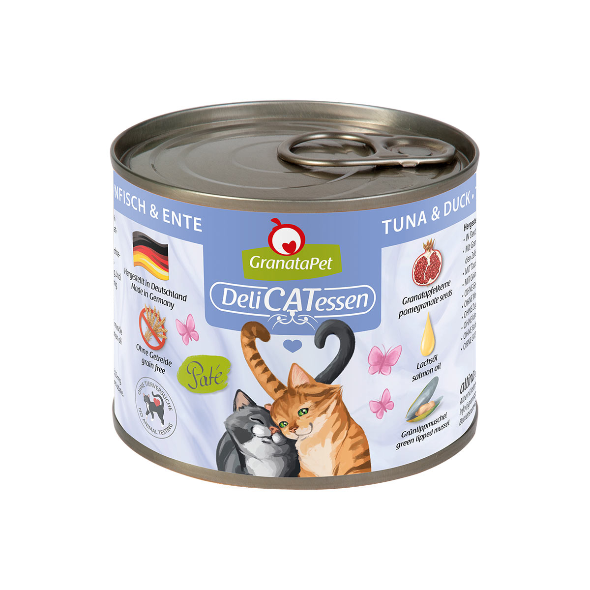 Levně GranataPet pro kočky – Delicatessen konzerva tuňák a kachna 6× 200 g