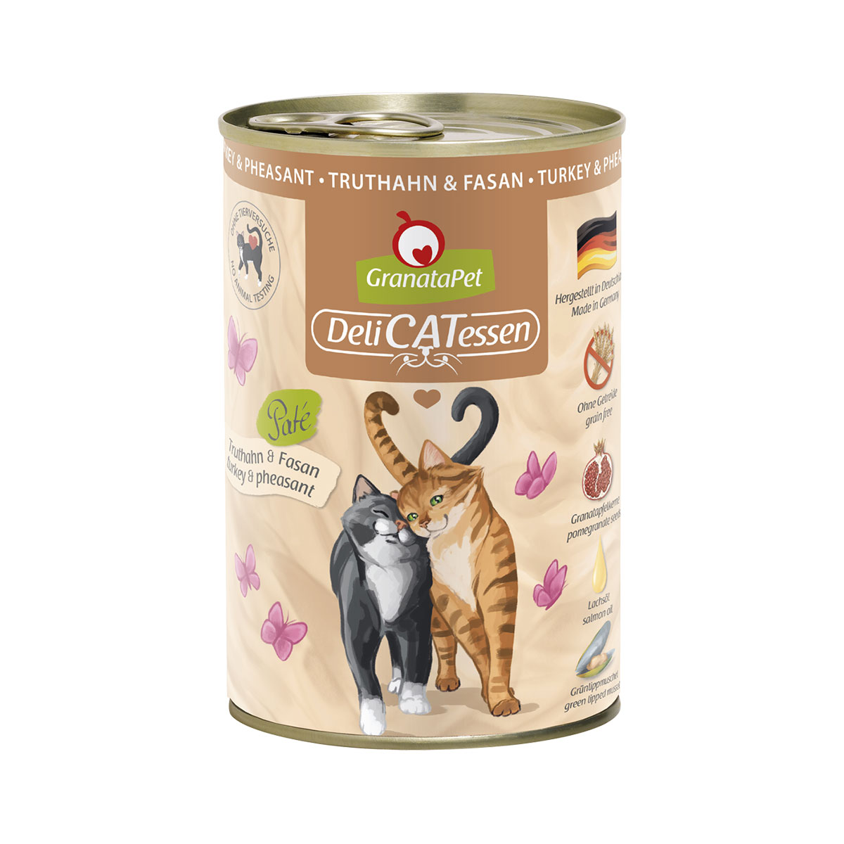 GranataPet Katze – Delicatessen Dose Truthahn & Fasan 6x400g