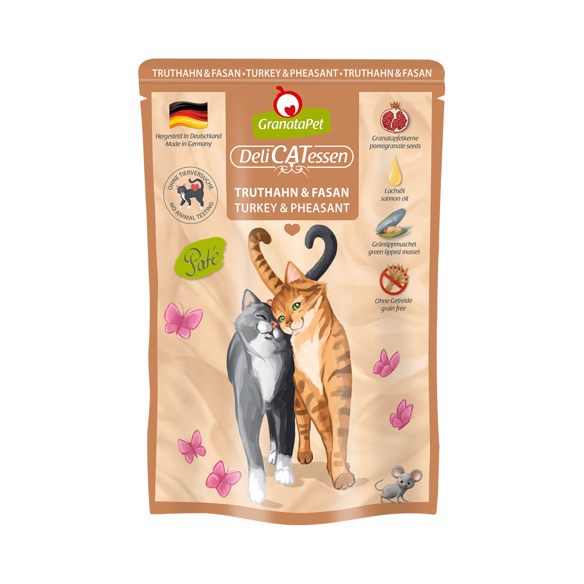 GranataPet DeliCATessen, kapsička, Krocan a bažant 6 × 85 g