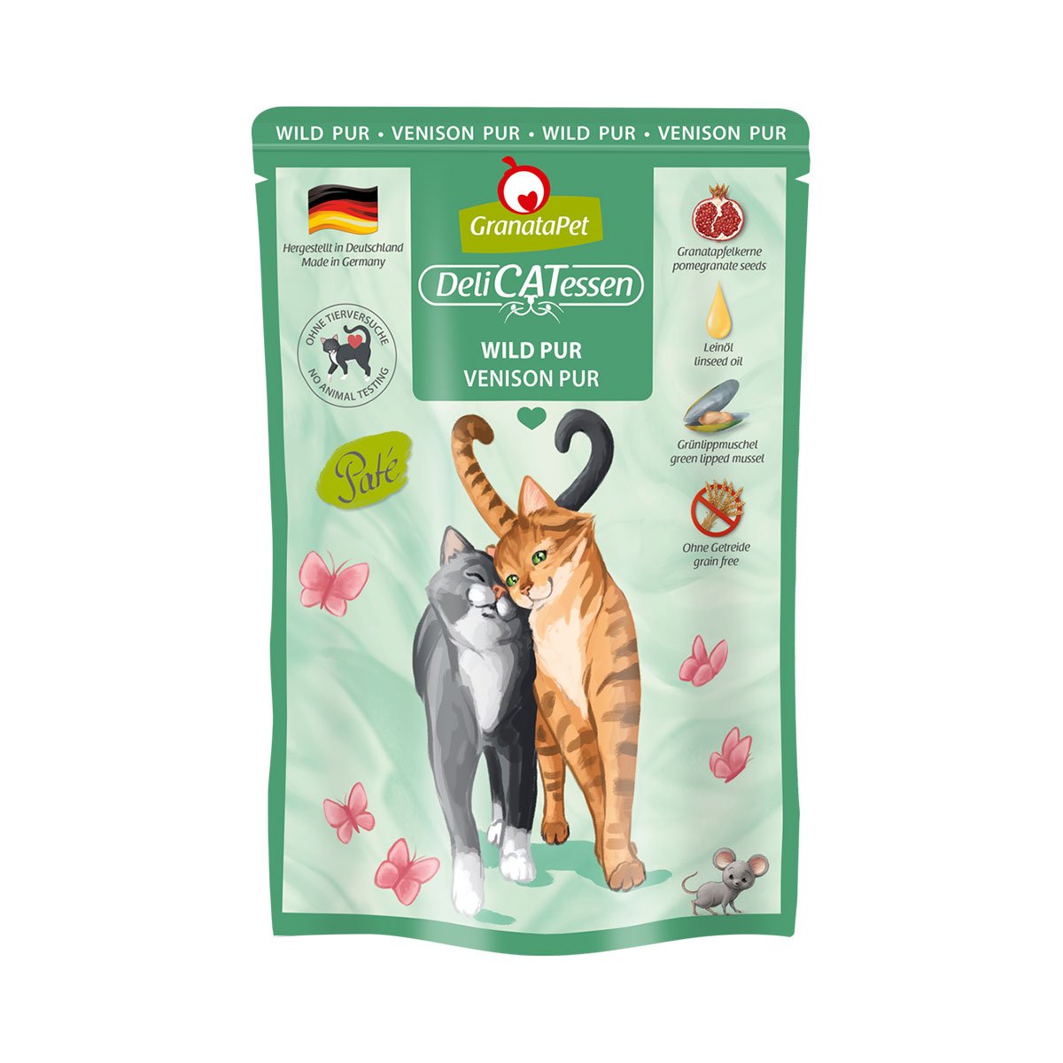 Levně GranataPet pro kočky – Delicatessen Pouch čistá zvěřina 12 × 85 g