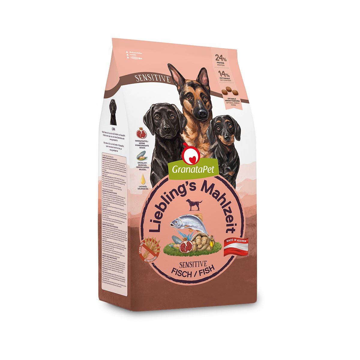 GranataPet Liebling's Mahlzeit Sensitive s rybím masem 2x10kg
