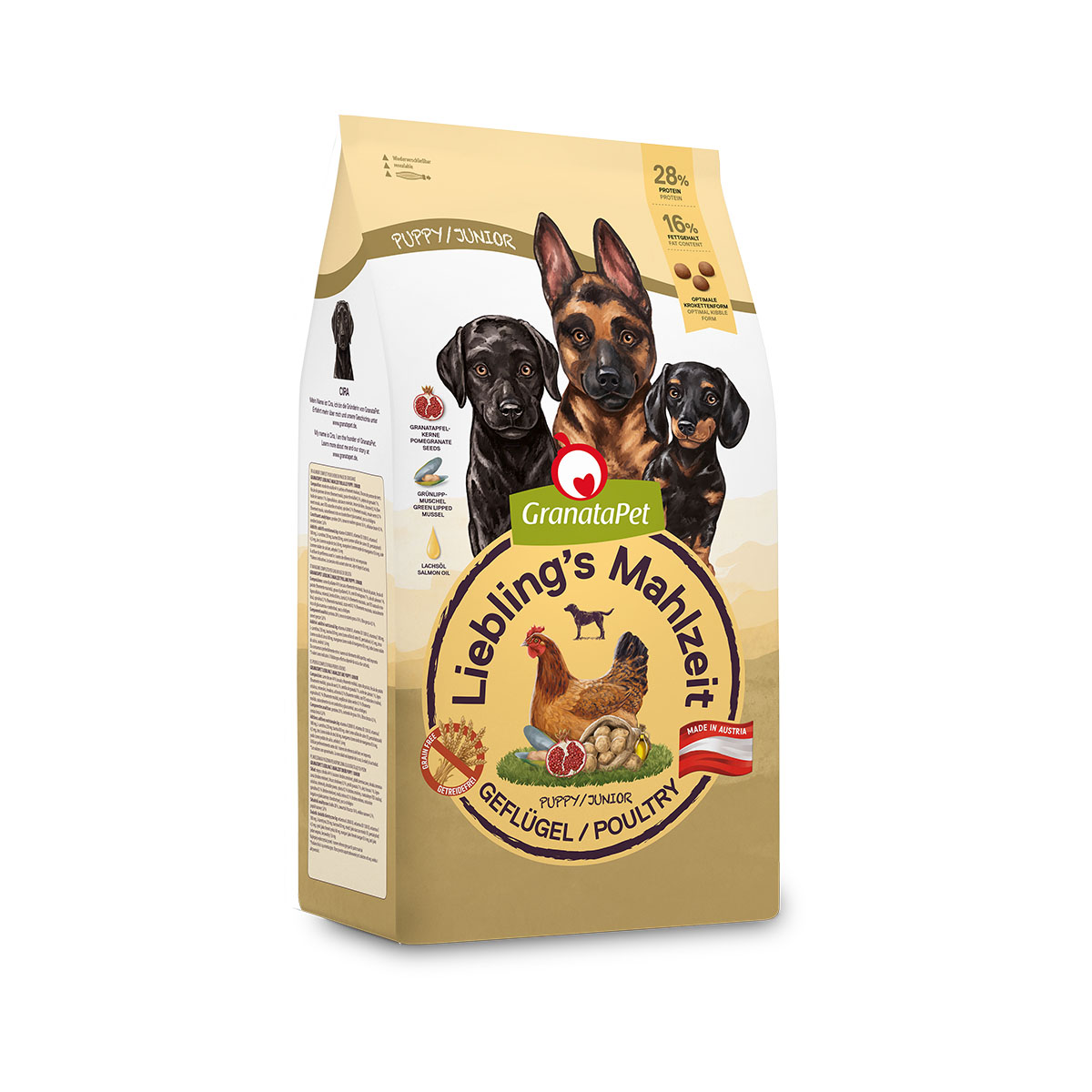 GranataPet Liebling's Mahlzeit Junior s drůbežím masem 10 kg