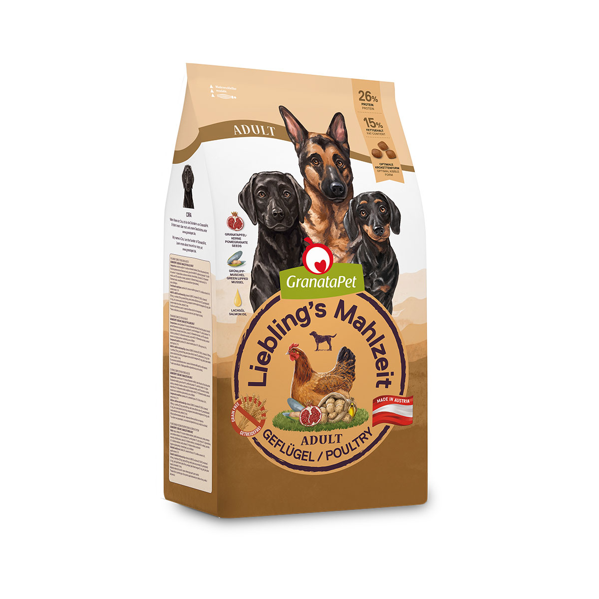 GranataPet Liebling's Mahlzeit Adult s drůbežím masem 2x10kg