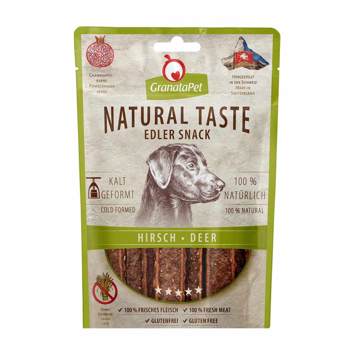 Levně GranataPet Natural Taste Edler pamlsek s jelením masem 90 g