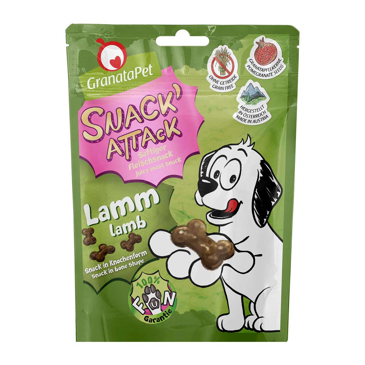 GranataPet Snack`Attack jehněčí 100 g