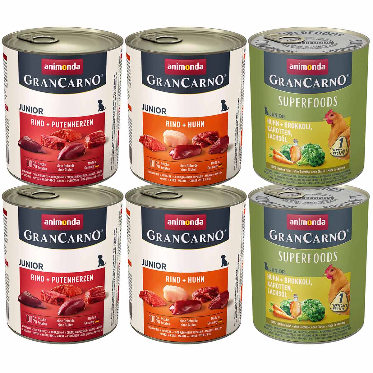 Animonda GranCarno Junior Superfood Mix 24x800g