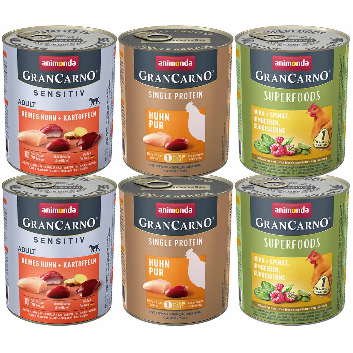 Animonda GranCarno Adult Monoprotein Mix kuře 24x800g